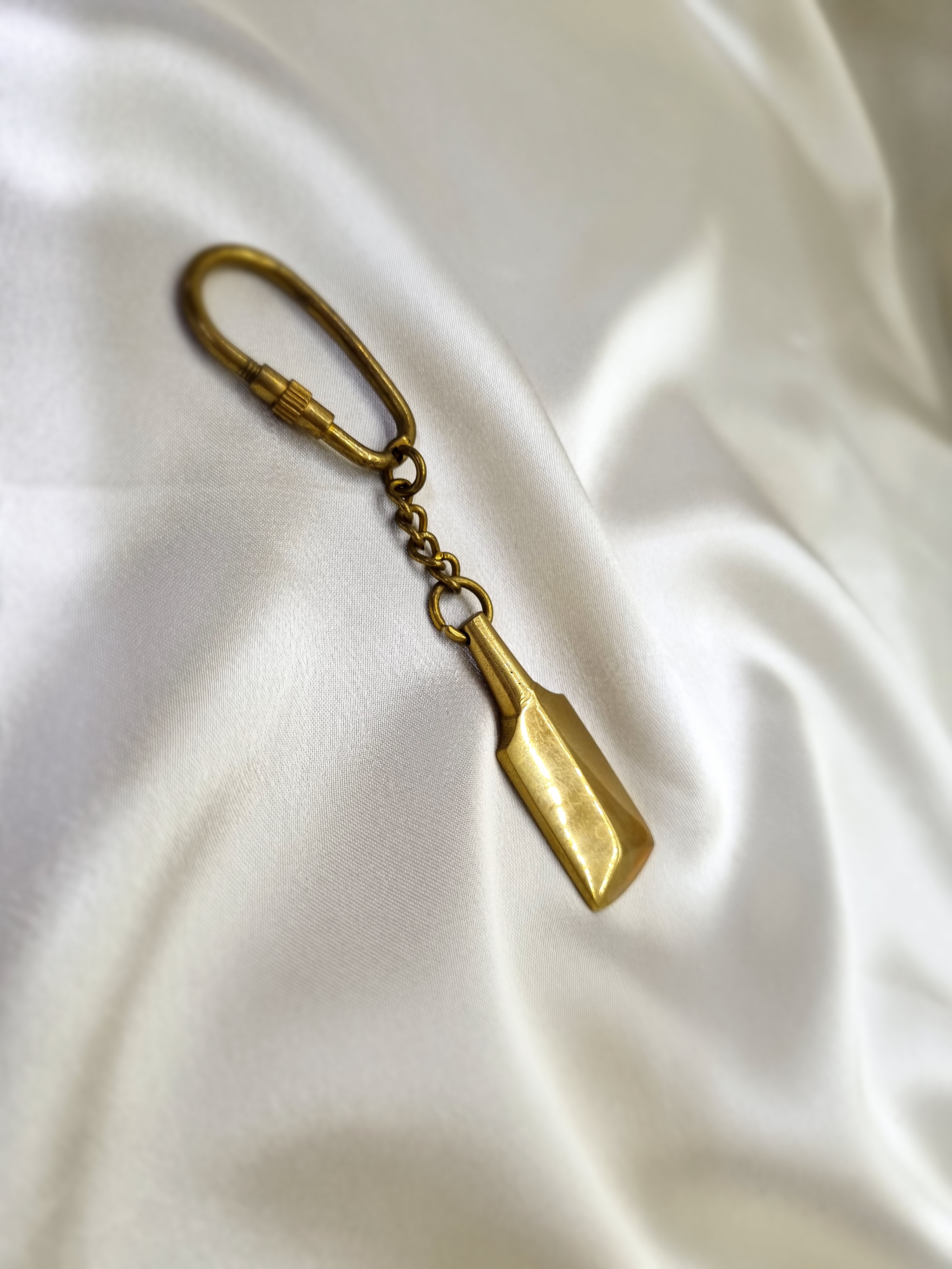 Brass Bat Keychain 3
