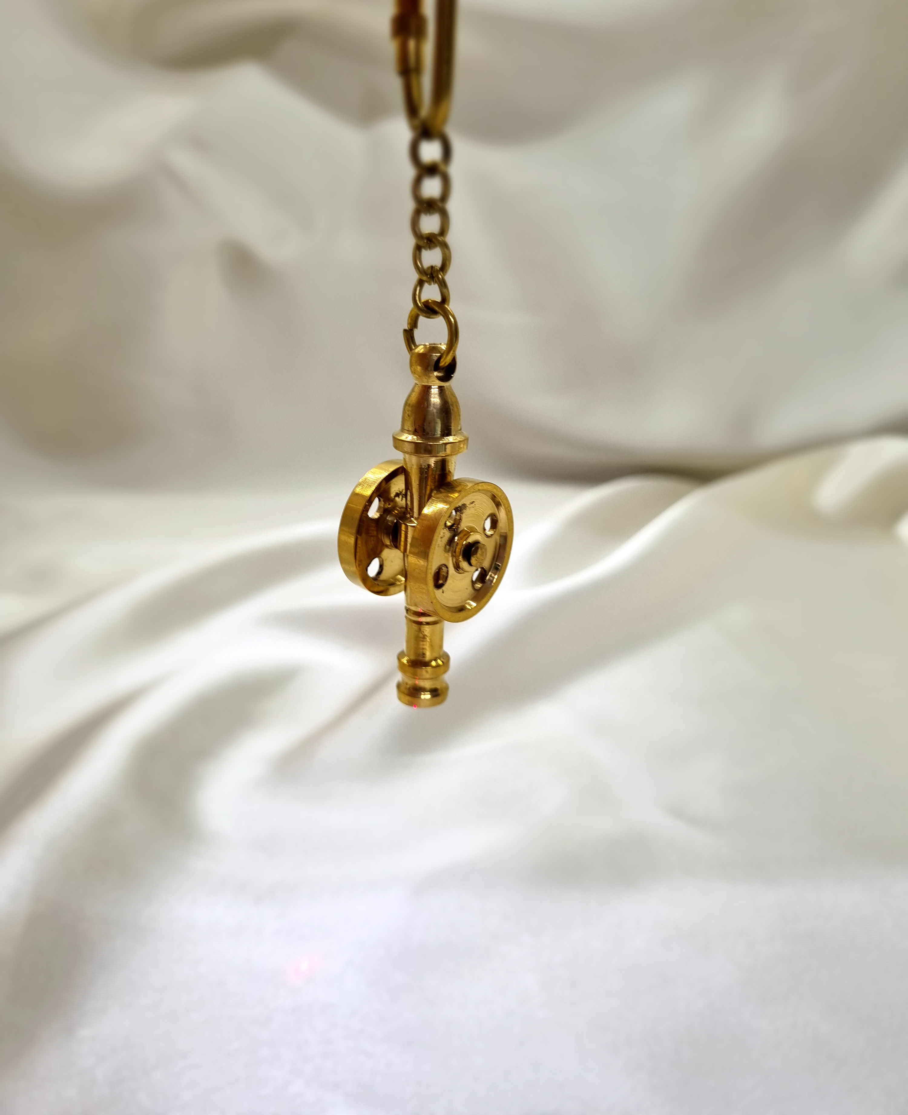 Brass Cannon Keychain 2