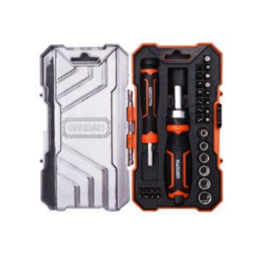 31Pcs Ratchet Screwdriver and Bit Set 1
